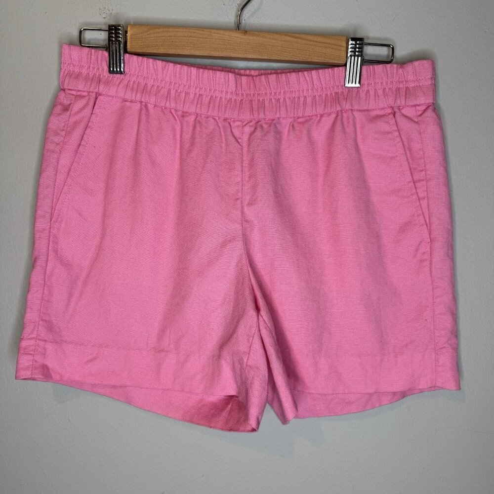 Women’s J Crew Linen Blend Pink Short Size 4 Small